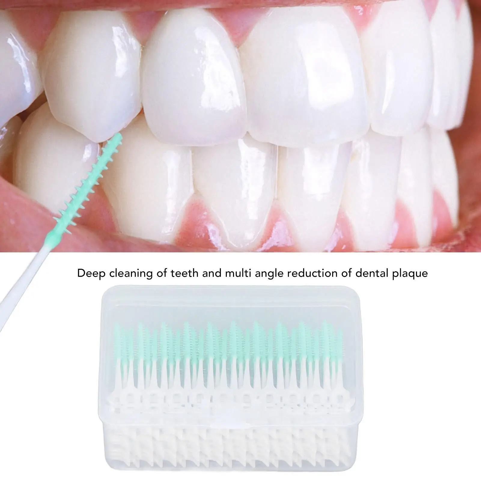 Disposable Dental Cleaning Brush for children - Soft Interdental Plaque Removal & Massage - Oral Care for travel Kit