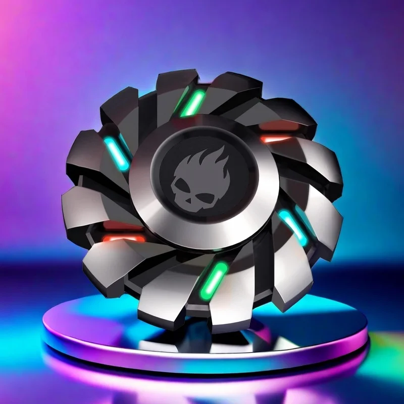 

Новый светящийся спиннер EDC, металлический инструмент для снятия стресса, радужный свет, игрушка на пальцы для детей и взрослых, товары для быстрой доставки