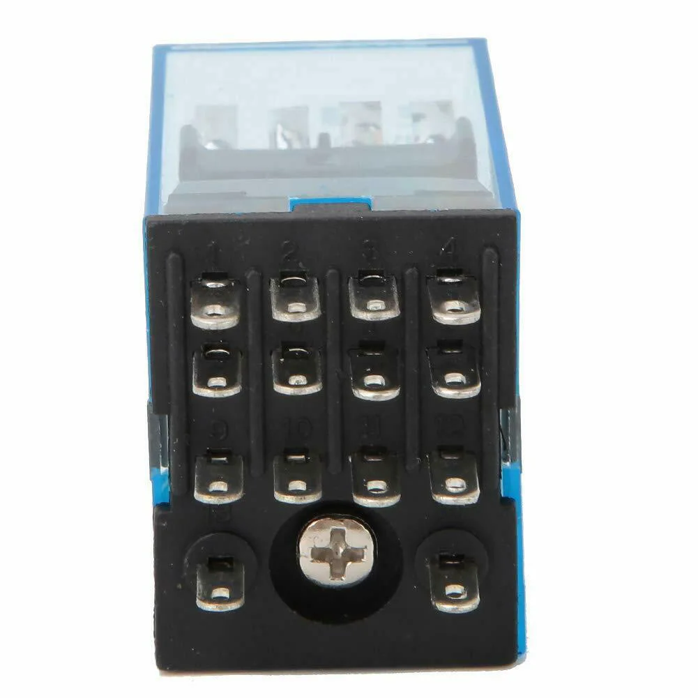 Stable Working 12VDC Coil Power Relay MY4NJ 4NO 4NC 14 Pins MY4NJ High Purity Copper Coil Large Carrying Capacity