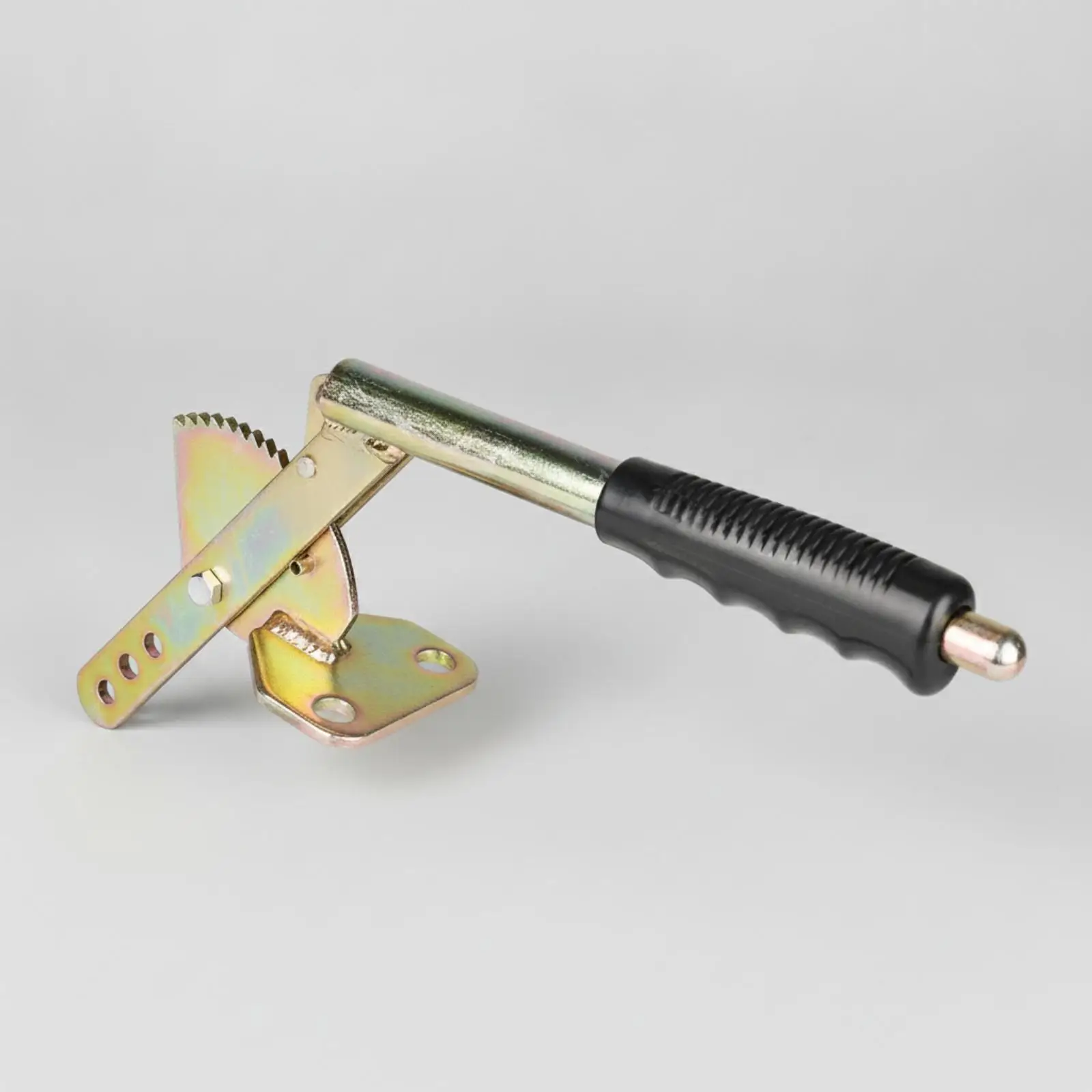 Steel Plastic Trailer Brake Lever Handbrake Mechanism with Rubber Grip for Towable Equipment Parking Brake Adjustment