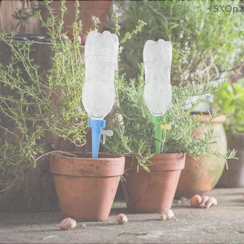 

10 шт., устройства для самостоятельного полива растений, автоматические капельные орошения, шипы для полива с переключателем управления медленным высвобождением для тепличного сада