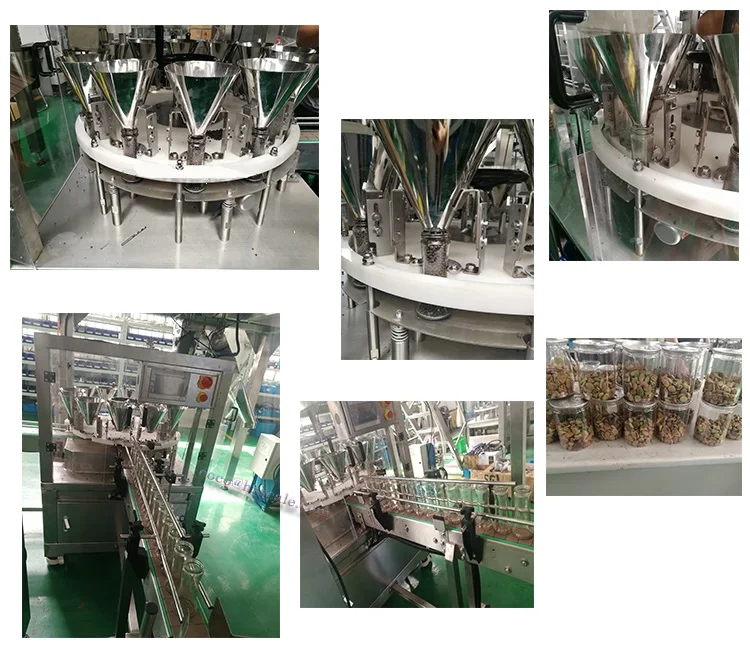 Fully Automatic Gummy Vitamins Candy Filling Packing Bottle Jar Filing Capping Machine