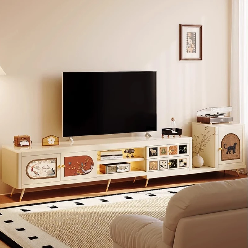 

Tv Console Furniture Modern Style Living Room Mobile Tv Wall Mounts Monitor Riser Cabinet Storage Space Saving Furniture Vasagle