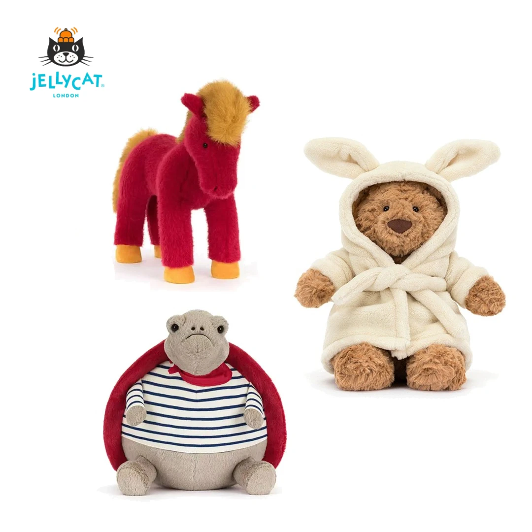 

Jellycat Bartholomew Bear Series Plush Toy Bear Love Bear Cute Plush Toy Birthday Gift Sofa Decoration Festival Good Gift