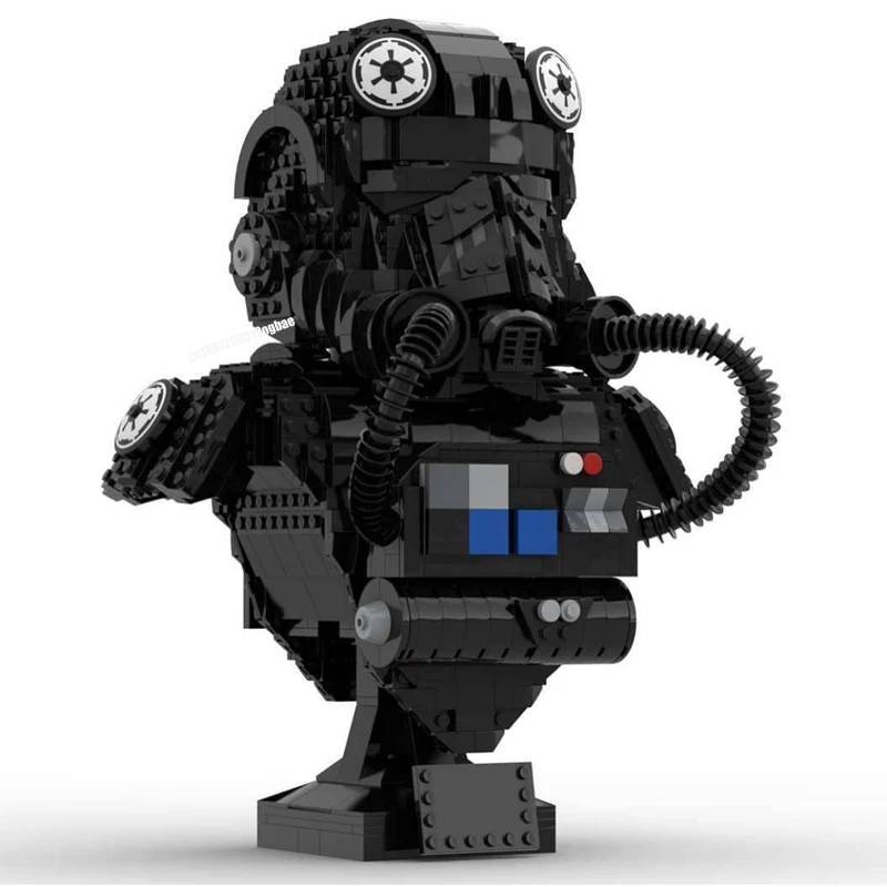 

NEW Star Plan Movie Tied Pilot Bust Model DIY ideas Soldier helmet Child Assembling Toy Gift Christmas building bricks MOC-75274