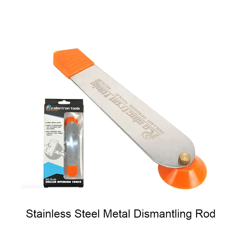 TE-05 Stainless Steel Metal Dismantling Rod Mobile Phone Disassemble Tool LCD Screen Spudger Opening Pry Card Tools