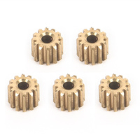 5Pcs 12T Br  Pinion Gear Motor Gear for WPL D12 D42 1/10 RC Car Upgrade Parts Spare Accessories