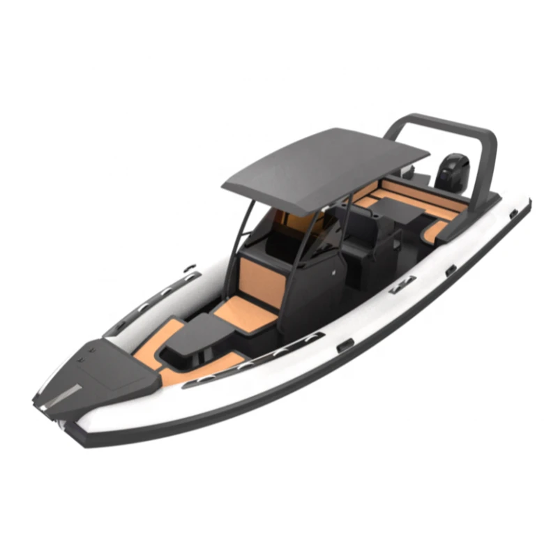 China RIB860 aluminum boat 28feet/8.6M RIB boat orca hypalon PVC tourist ship on sale