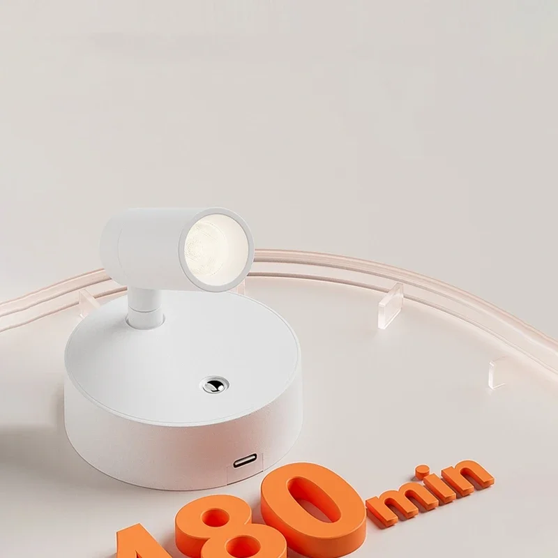 LED Wall Sconces light, 3 Brightness Levels 3 Color Modes Wall Lights, 3000mAh Battery Operated 360° Rotatable Touch Control LED