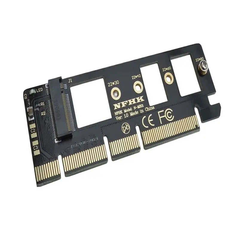 PCIe 3.0 x4 x8 x16 to PCIe NVMe M.2 SSD adapter card