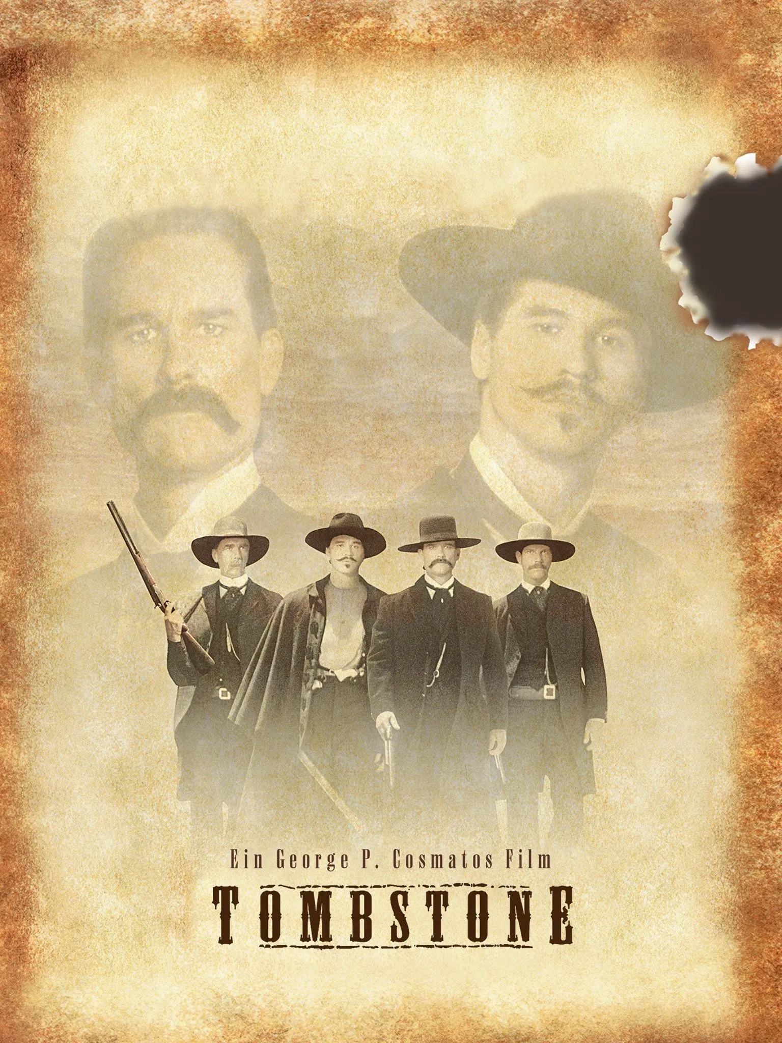 Film Tombstone (1993) Poster Wall Art Rome Decoration