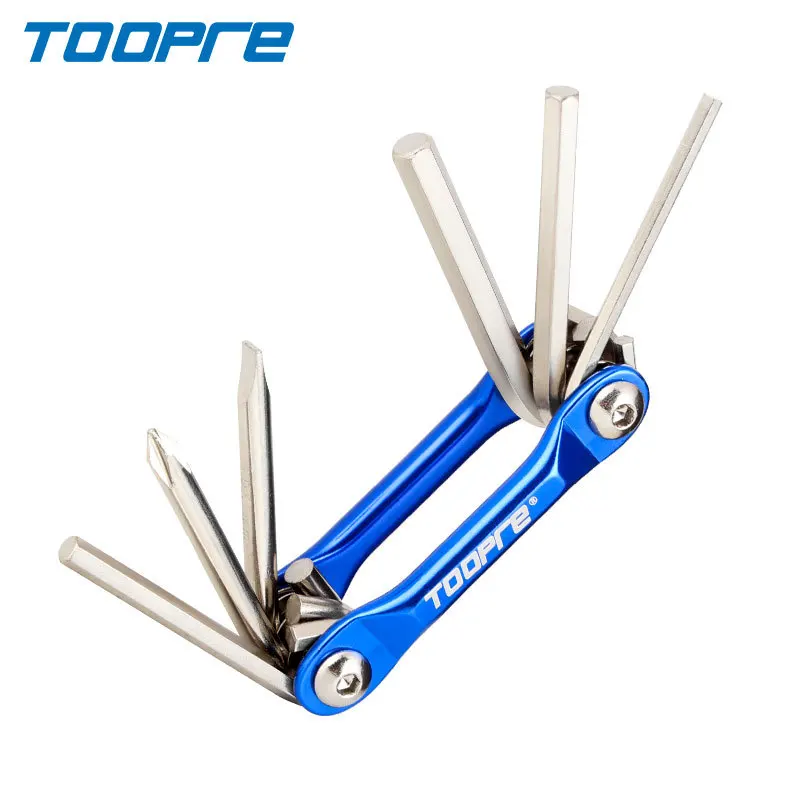 Portable Folding Allen Wrench 3mm 4mm 5mm 6mm Screwdriver Set Bicycle Repair Tool Cycling Accessories