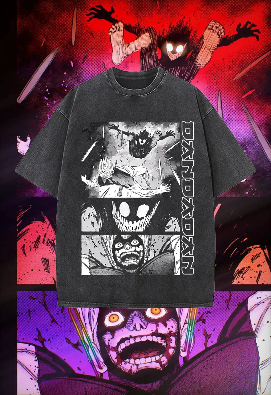 

Футболка Dandadan Okarun Evil Eye сезона 2, японское аниме, хлопковая футболка высокого качества с героями мультфильмов, эстетичная модная футболка для мужчин