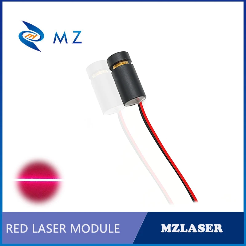 Đường Đỏ Laser Mô Đun Điều Chỉnh Lấy Nét D10mm 635nm 50/100Mw Cao Cấp Định Vị Cho Cơ Khí Thiết Bị