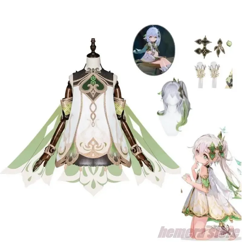 الدب دن الجلد أقل لورد كوسانالي ناهيدا تأثيري فستان الفتيات شعر مستعار مجموعة زي حفلة الهالوين المشارك جديد 2025