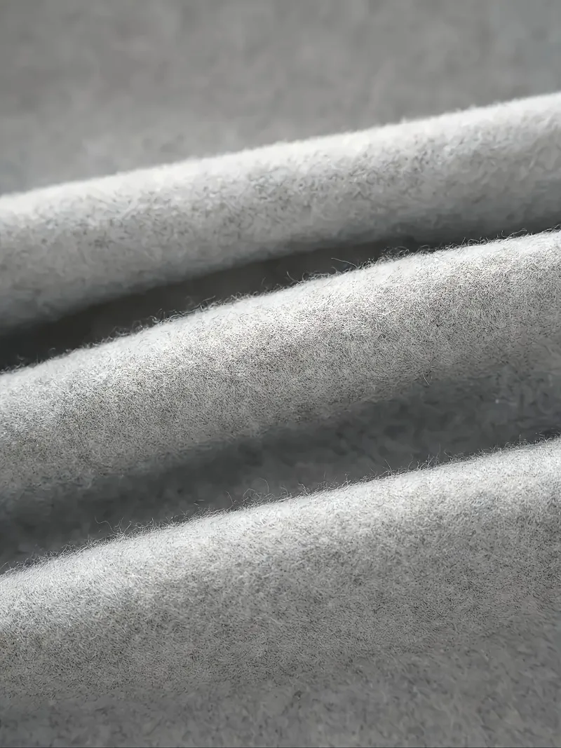 Sportbroek met rechte pijpen voor dames, lichtgrijs, 100% puur katoen met elastische tailleband, comfortabel en casual herfst