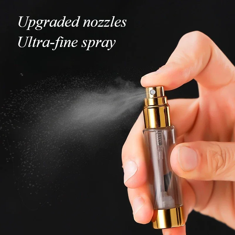 8ml มินิขวดน้ําหอมรีฟิลคอนเทนเนอร์เครื่องสําอางที่ว่างเปล่าแบบพกพาสเปรย์ Atomizer ขวดแบบพกพาขวดน้ําหอม