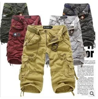 Celana Pendek Kargo Pria Perkakas Multi Saku Celana 7 Titik