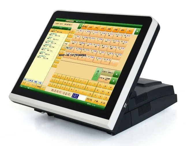 AK-615 Touch Screen POS Terminal Supermarket POS Machine Cash Register Restaurant Ordering Machine