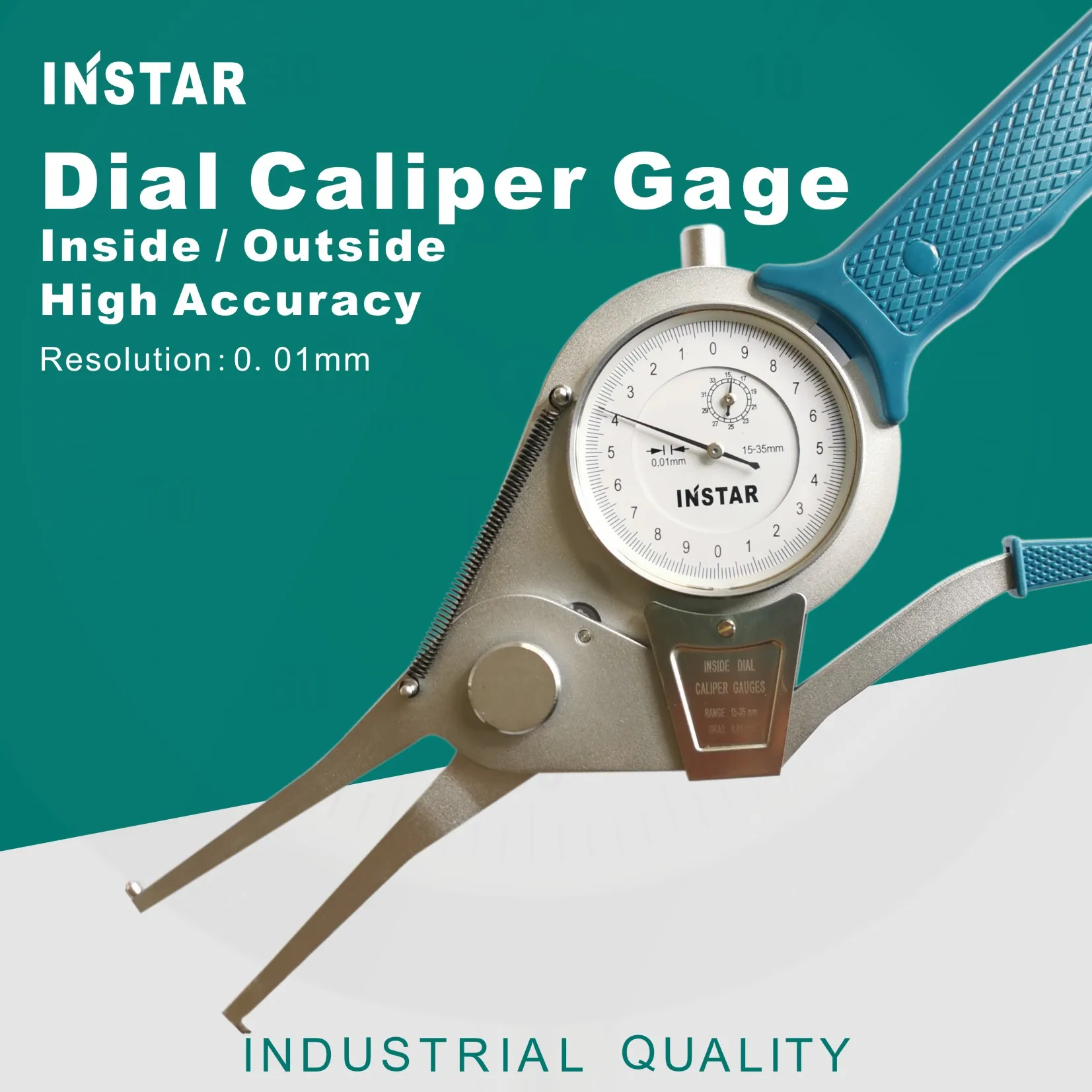 

INSTAR Inside Dial Caliper Gage 15-35mm 35-55mm 55-75mm 75-95mm 95-115mm Outside Dial Caliper Gage 0-20mm 20-40mm 0.01mm