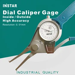 INSTAR Inside Dial Caliper Gage 15-35mm 35-55mm 55-75mm 75-95mm 95-115mm Outside Dial Caliper Gage 0-20mm 20-40mm 0.01mm