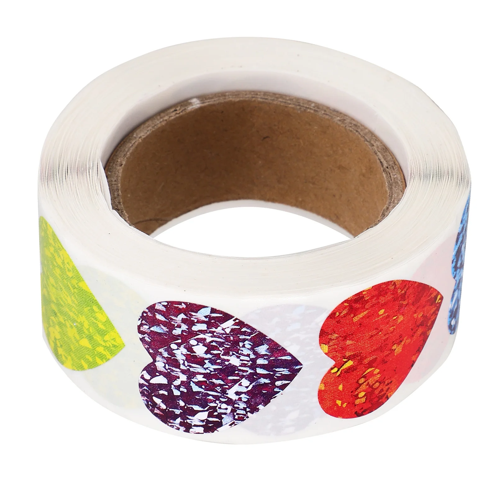 

500pcs 1 Roll Heart Shape Packaging Valentine'S Day Gift Sealing Labels Love Heart Seal Stickers Decorative Envelope Seals