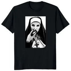 Sexy Girl Print Men Summer Short Sleeves Tshirt Joint Blunt Stoner Nun Nonne Gras Weed Hba Print Vintage Men Fashion Sweatshirt