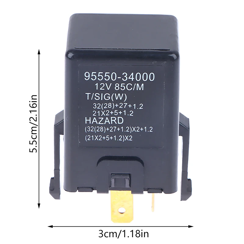 1pcs Car Turn Signal Flasher Relay 95550-34000 95550-39000 Flasher Relay Interior Parts