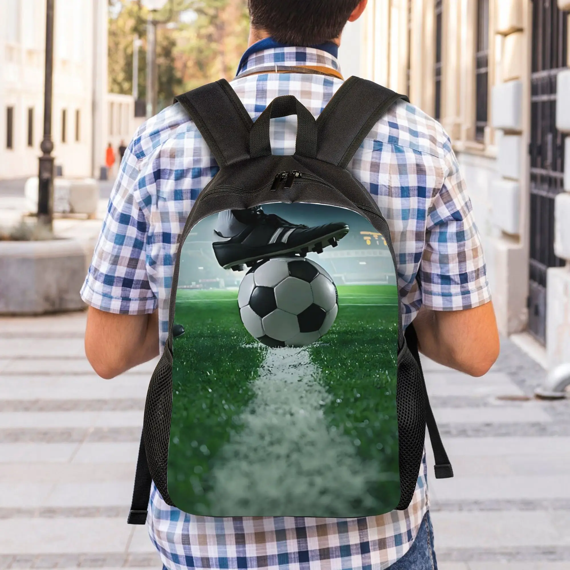 Back to school season Good Quality Soccer Football Fan Merch 2 Storage Bag  For Men Women Rucksack Backpack