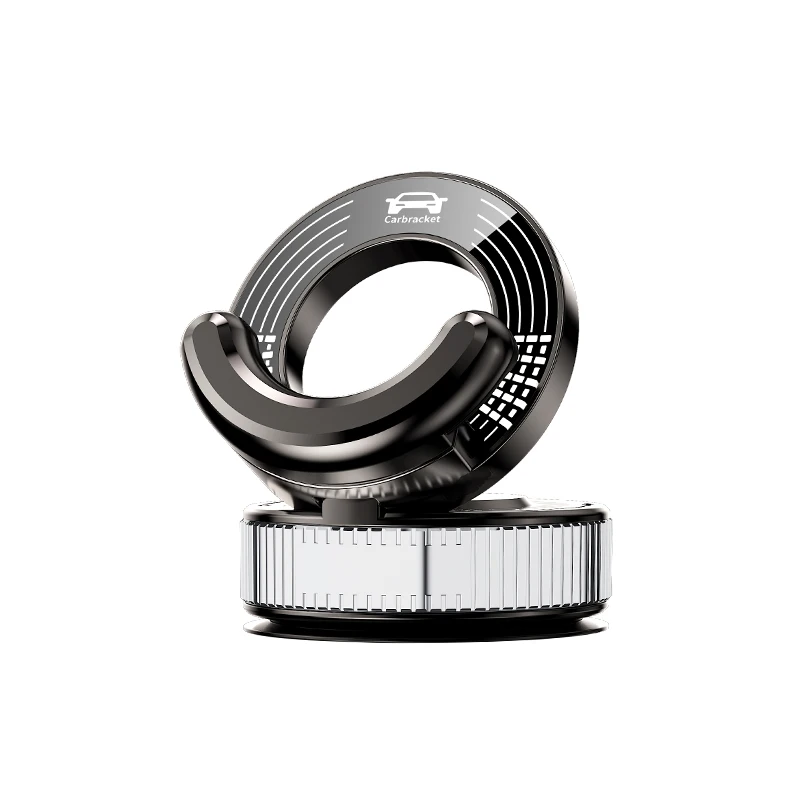 

Universal Car Phone Mount 360° Rotation Dashboard Stand with Number Plate, Fire Resistant Bracket for All Smartphones