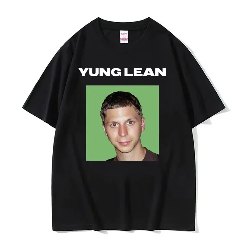 

Yung Lean Micheal Cera Funny Meme T-Shirt Men Women High Quality 100% Cotton T-shirts Harajuku Clothing Vintage T Shirt Y2k Tops