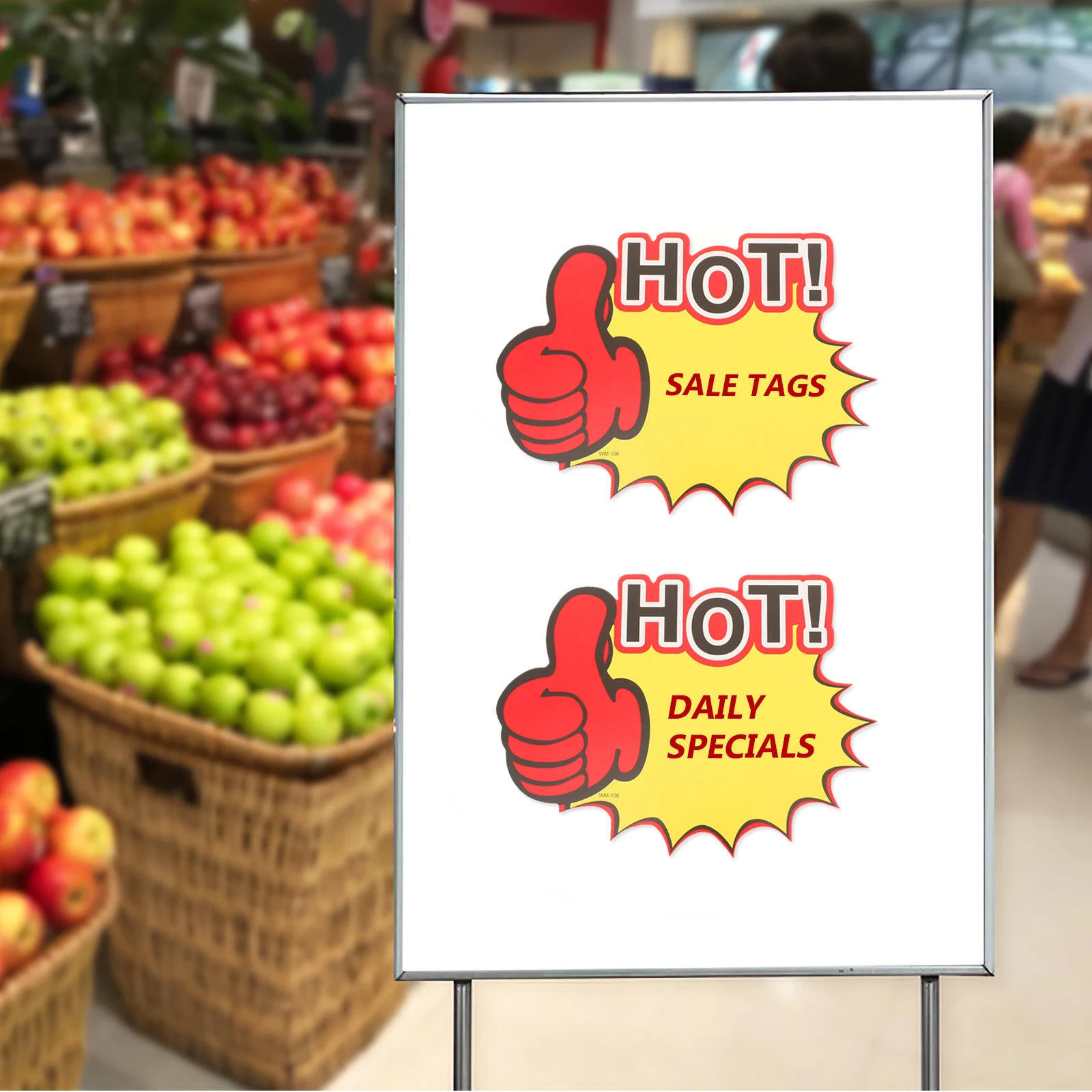 

100 pcs Price Tags Neon Signs Writable Labels For Retail Store Display Garage Sale Supplies Bulletin Board