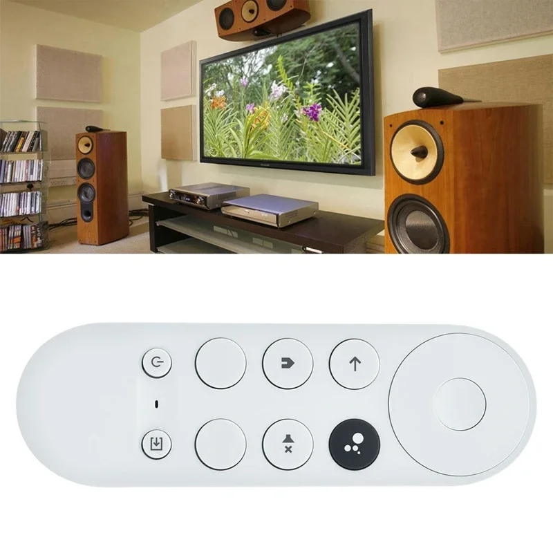 Google Bluetooth Voice Afstandsbediening voor 2020 Google TV Chromecast 4K Sneeuw Vervanging Afstandsbediening Cover G9N9N Smart Home