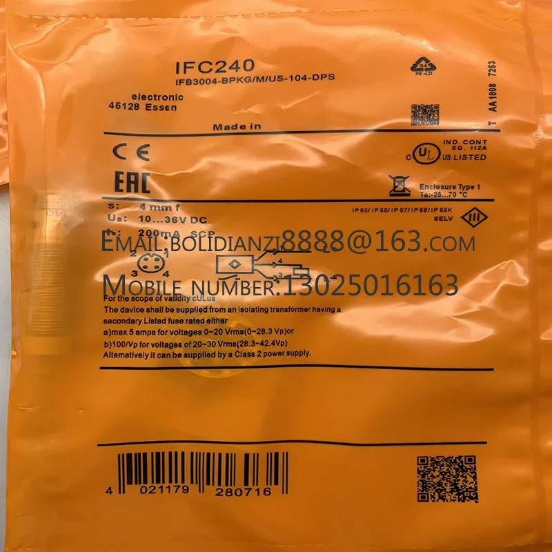 

The brand-new original sensor IFC240 IFC241 IFC242 warranty for one year in stock