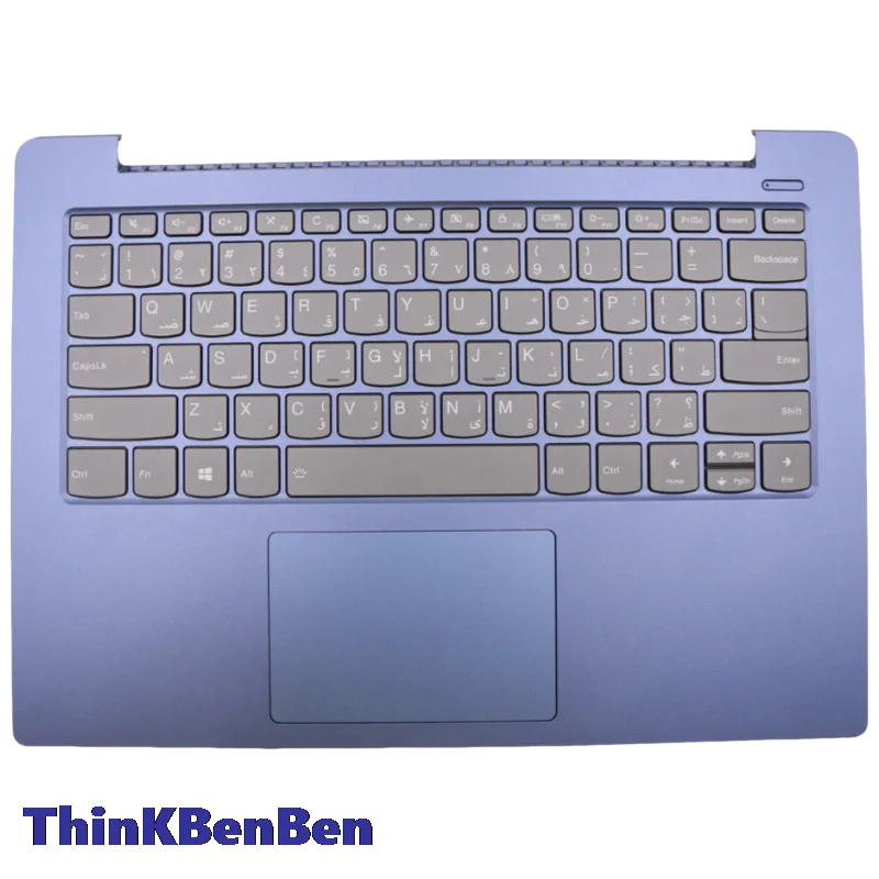 ARA Arabic Blue Keyboard Upper Case Palmrest Shell Cover For Lenovo Ideapad 330S 14 14IKB 14AST 5CB0R07742