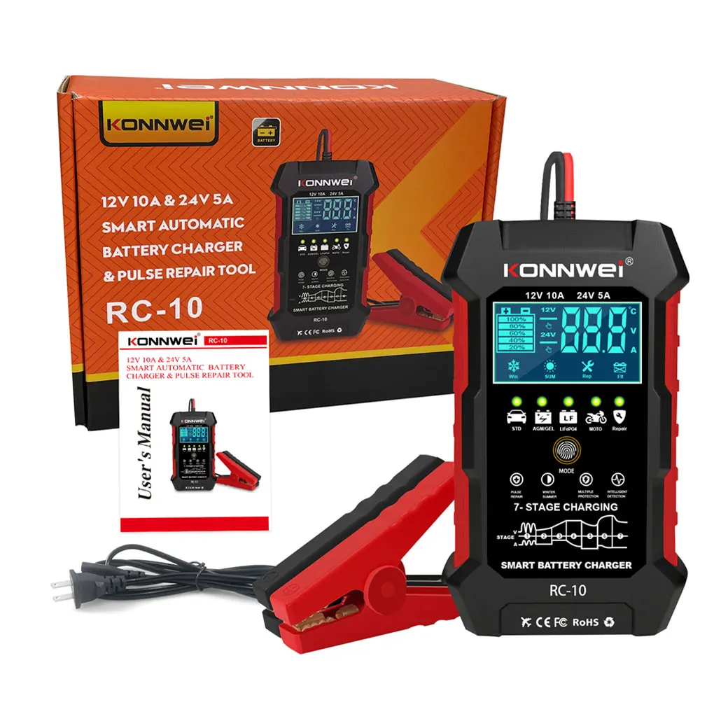 High-Efficiency Pulse Repair With LCD Display For Effortless Battery Maintenance High Quality Material Simple Opearion