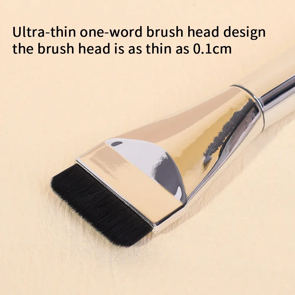 Ultra Thin Foundation Makeup Brushes 20PCS Soft Lightweight and Flat Face Contouring Shadow Brush Blending Mask Cosmetic Tools
