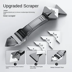 Multifunctional Squeegee, Glass Glue Application Auxiliary, Beautiful Seam Trimming, Seam Clearing Scraper, Floor Cleaning Tool