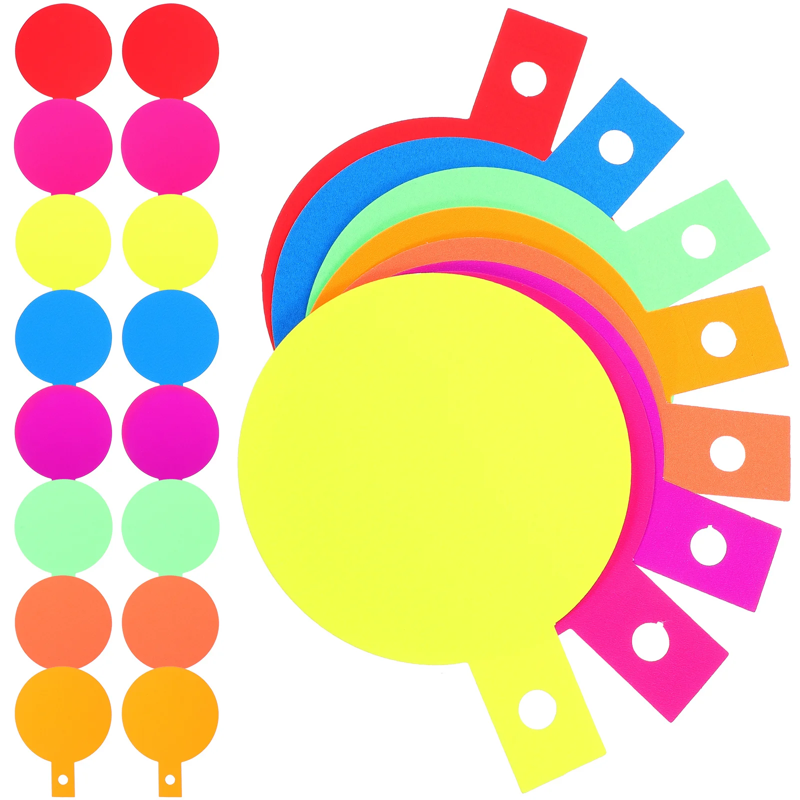 Etiquetas de preço de papel para supermercado, 80 peças, sinais de exibição de varejo, área de escrita em branco, leve para roupas de frutas e vegetais