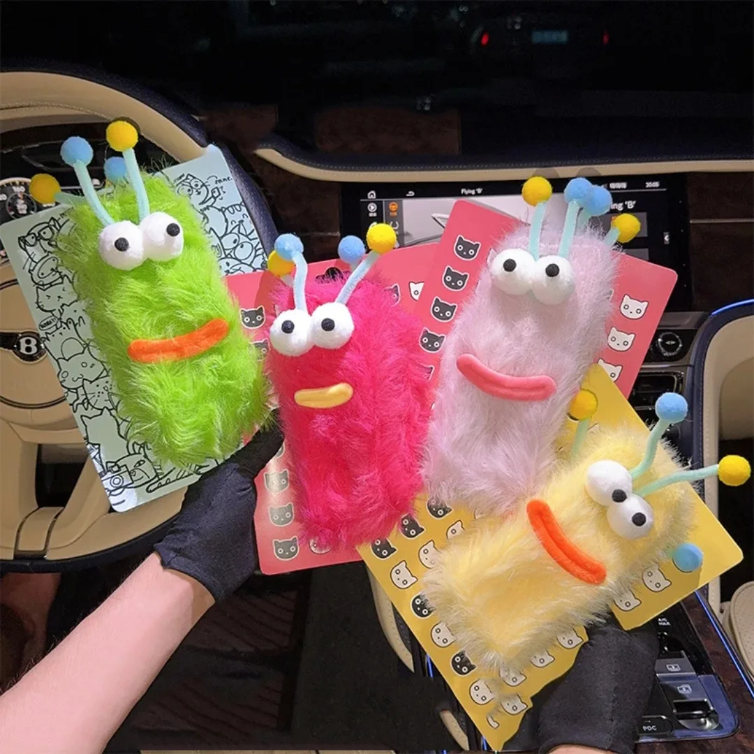 

2025 New Creative Plush Monster Socks Cartoon Big Eyes Middle Tube Socks Women's Winter Warm Trendy Socks Full of Fun