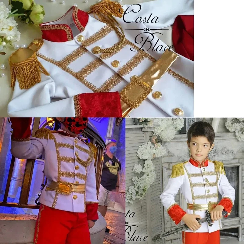 

New Halloween Cosplay Costume Kids Medieval Christmas Carnival cosplay Costumes for Boys Set Royal King Prince Rol 2026★