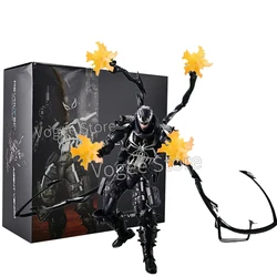 AMAZING YAMAGUCHI Agent Venom KAIYODO Eugene Thompson Symbiote Deadpool Comics Action Figure Model Movie Toys For Kids Doll Gift