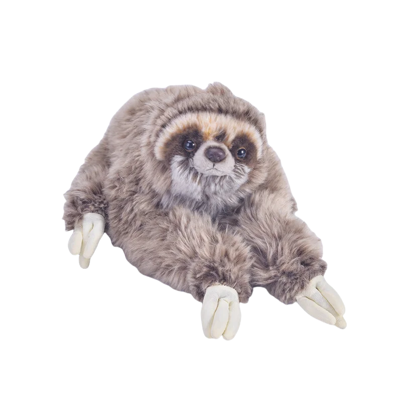 35cm Plush Animal Lazy Sloth Three Toed Real Life Stuffed Soft Animals Doll Folivora Toy Gifts