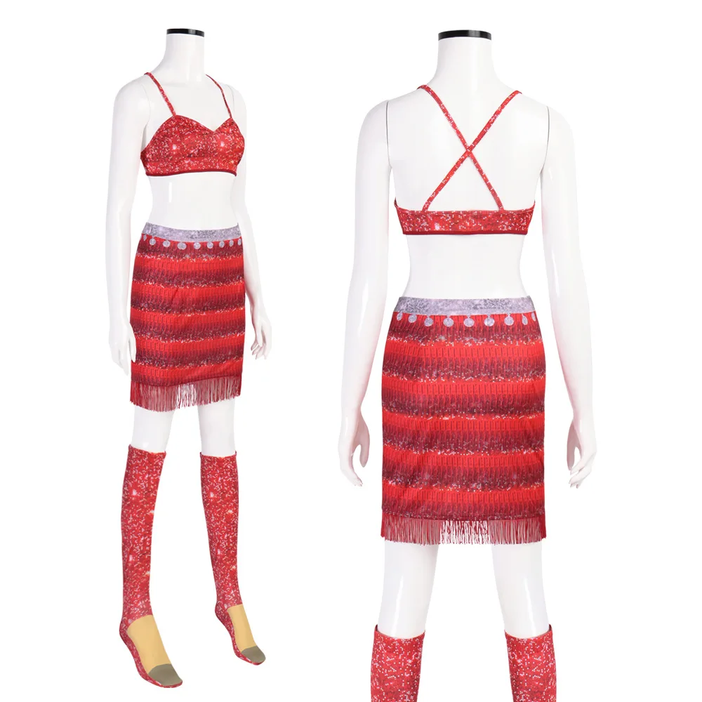 

Anime Gazelle Cosplay Costume Sexy Tassels Outfits Woman Halloween Carnival Cosplay Gazelle Customized Clothes