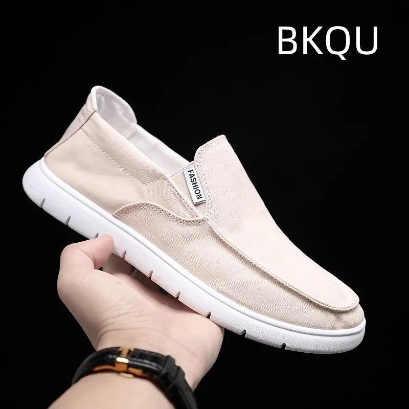 Men\'s Casual Sneaker Youth Trend Slip-on Breathable Comfortable Fashion All-match Round Toe Low Top Spring and Autumn Main Push