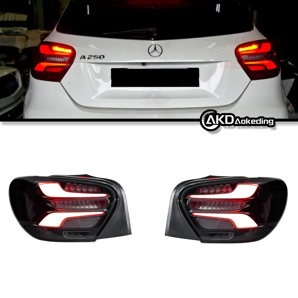 Auto Parts Tail light For Benz W176 2013-2018 latest Styling LED Steering signal Brake reversing light Cars Accessories Modified