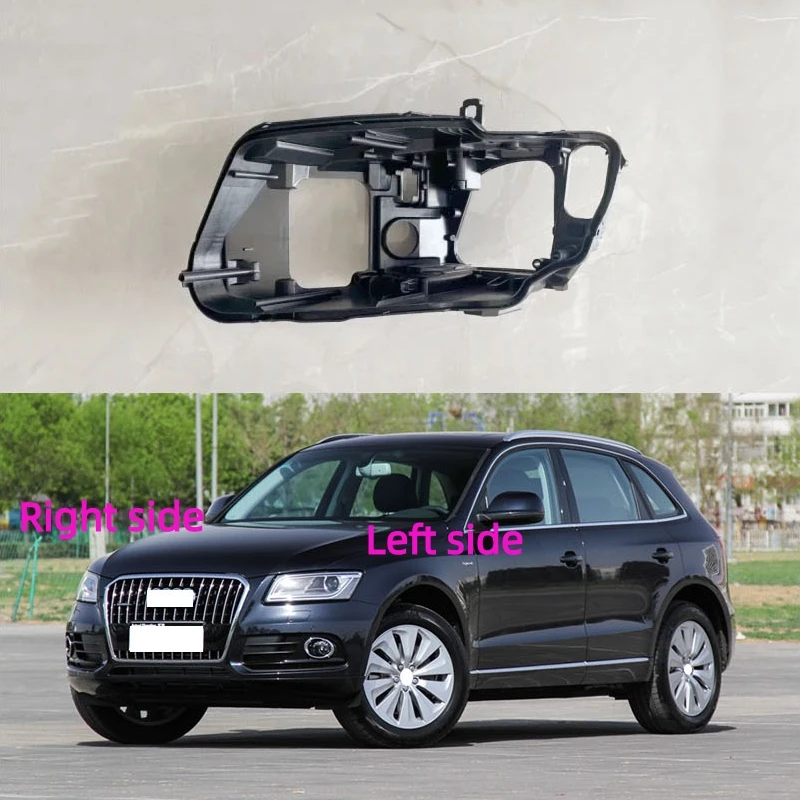 

For Audi Q5 2013 2014 2015 2016 2017 Headlamp Base Headlight Rear shell Replacement Headlight House Black rear shell