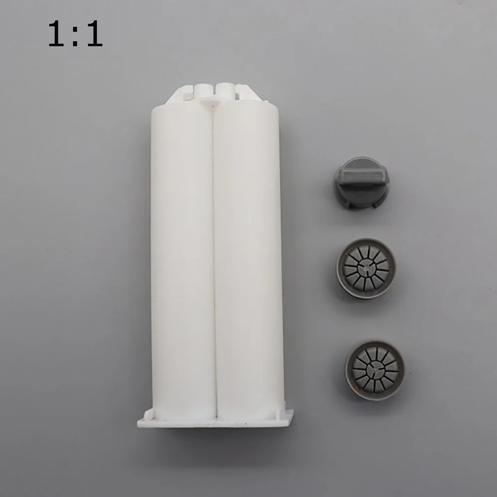 AB Dual -Group Colloid Mixed Tube 1: 1/2: 1/4：1/10: 1 Dual Liquid Plastic Cylinder