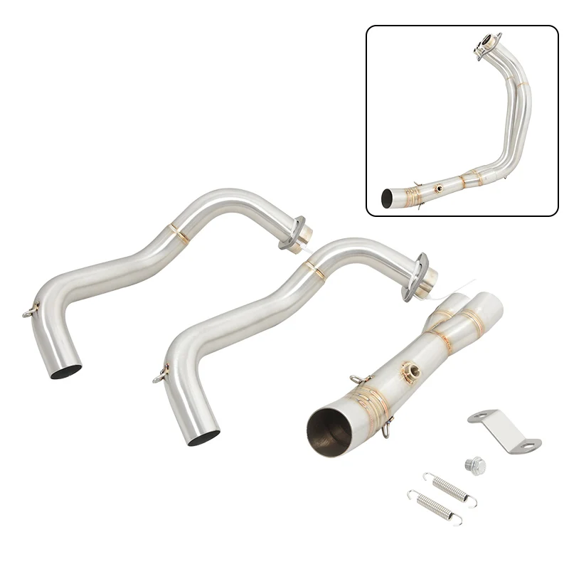 Slip On For Yamaha YZF R7 MT-07 FZ07 2021 2022 2023 Complete Motorcycle Exhaust System Front Link Pipe 51mm Muffler Moto Escape