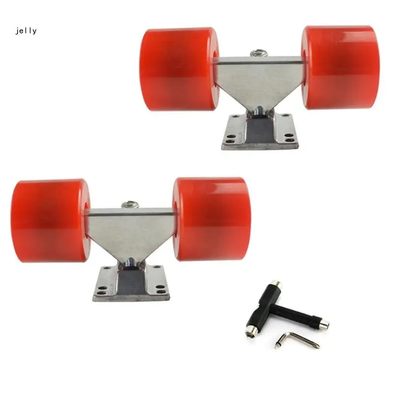 448C Longboards Xe tải và Ván trượt bánh xe Giá đỡ bánh xe Đế cầu và Bánh xe PU Phụ kiện ván trượt